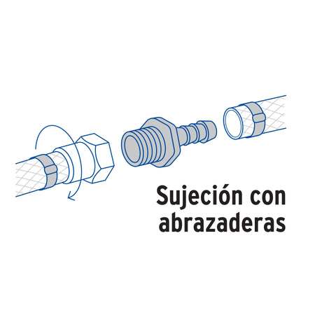 Adaptador insercion rosca exterior de 1"x 1" FOSET