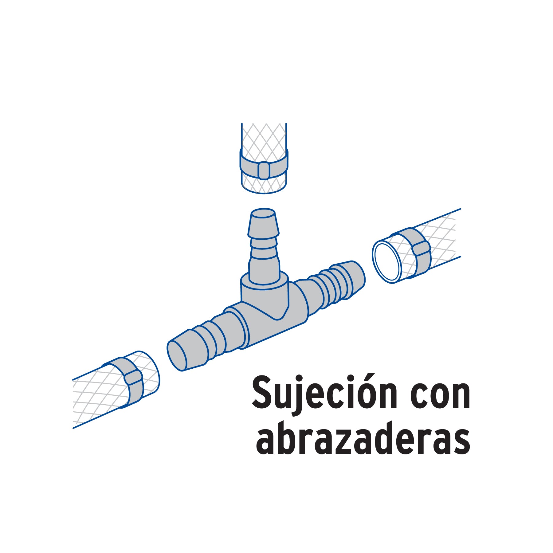 Tee insercion de polipropileno FOSET 3/4"
