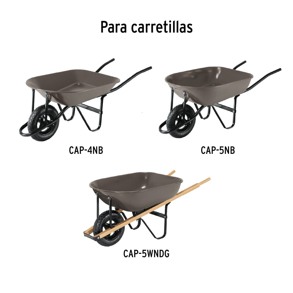 Cámara para llanta de 14' y 16', para carretilla PRETUL