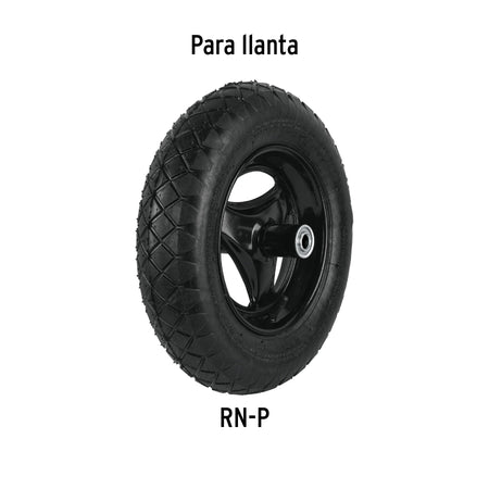 Cámara para llanta de 14' y 16', para carretilla PRETUL