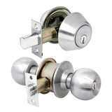 Combo cerraduras llave-llave HERMEX BASIC cromo