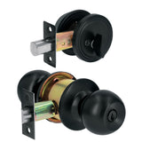 Combo cerraduras llave-mariposa HERMEX BASIC Negro