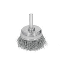 Carda de copa alambre grueso para taladro Pretul 1-3/4"