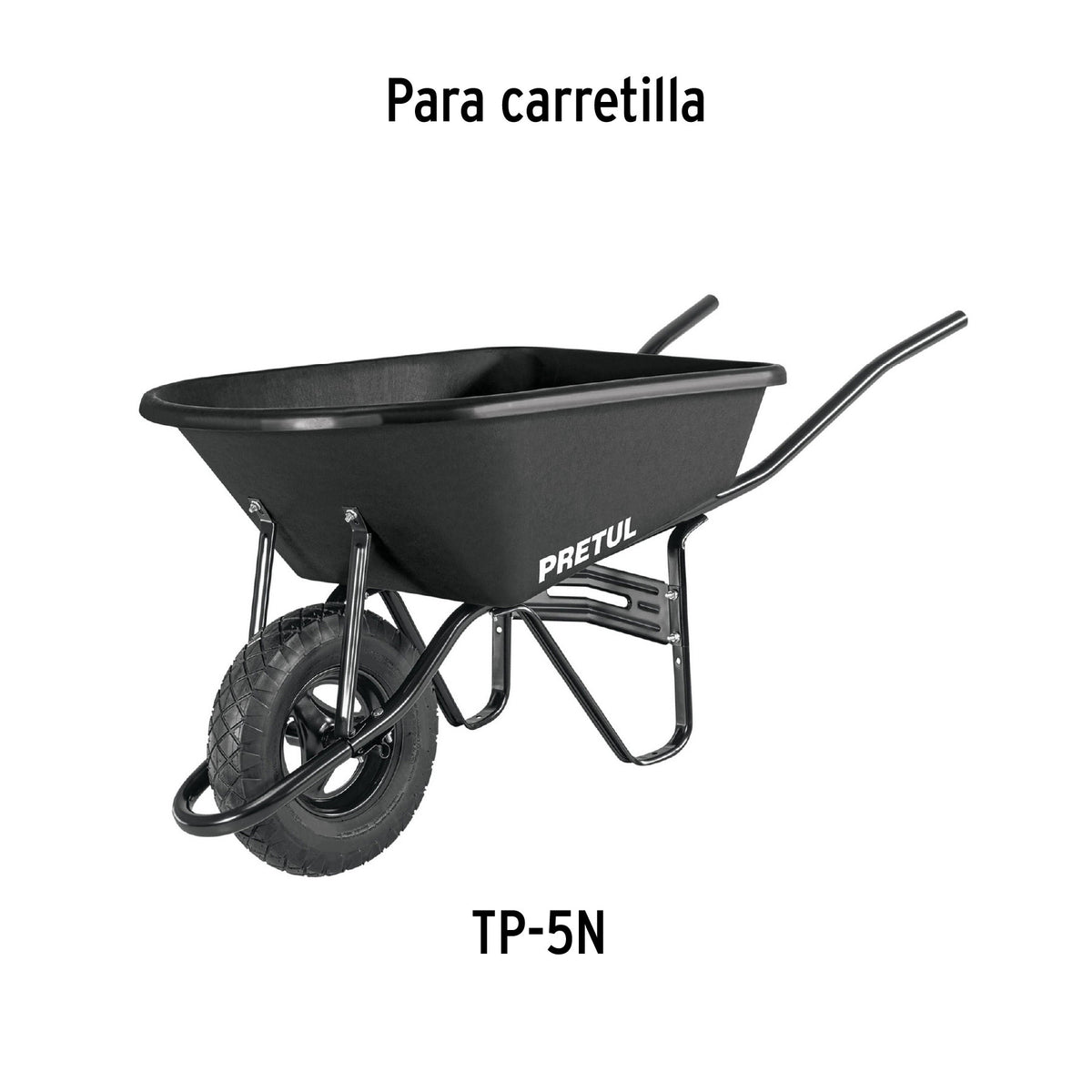 Concha plástica para carretilla TP-5N, PRETUL