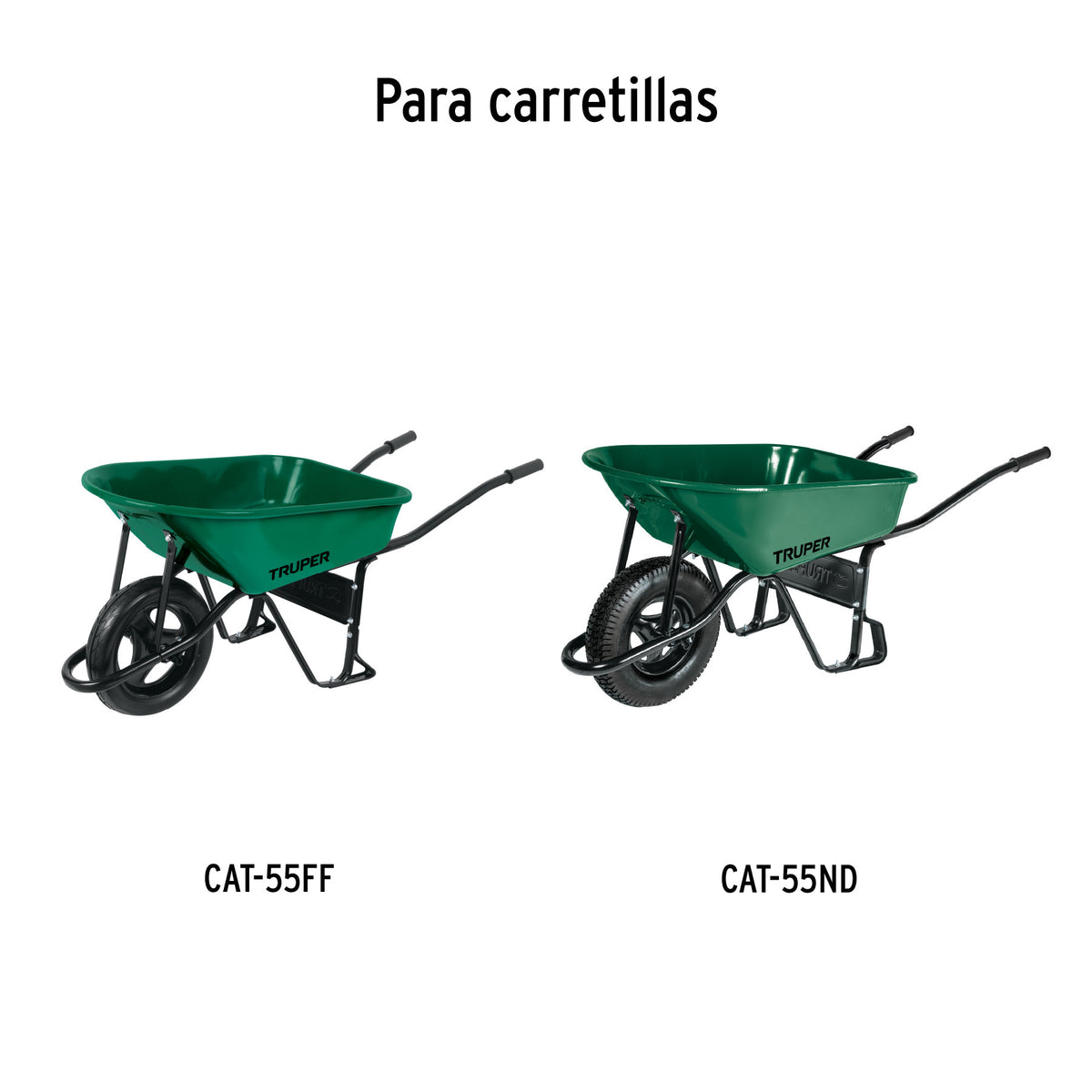 Eje corto para carretillas 1 llanta EXPERT TRUPER y PRETUL