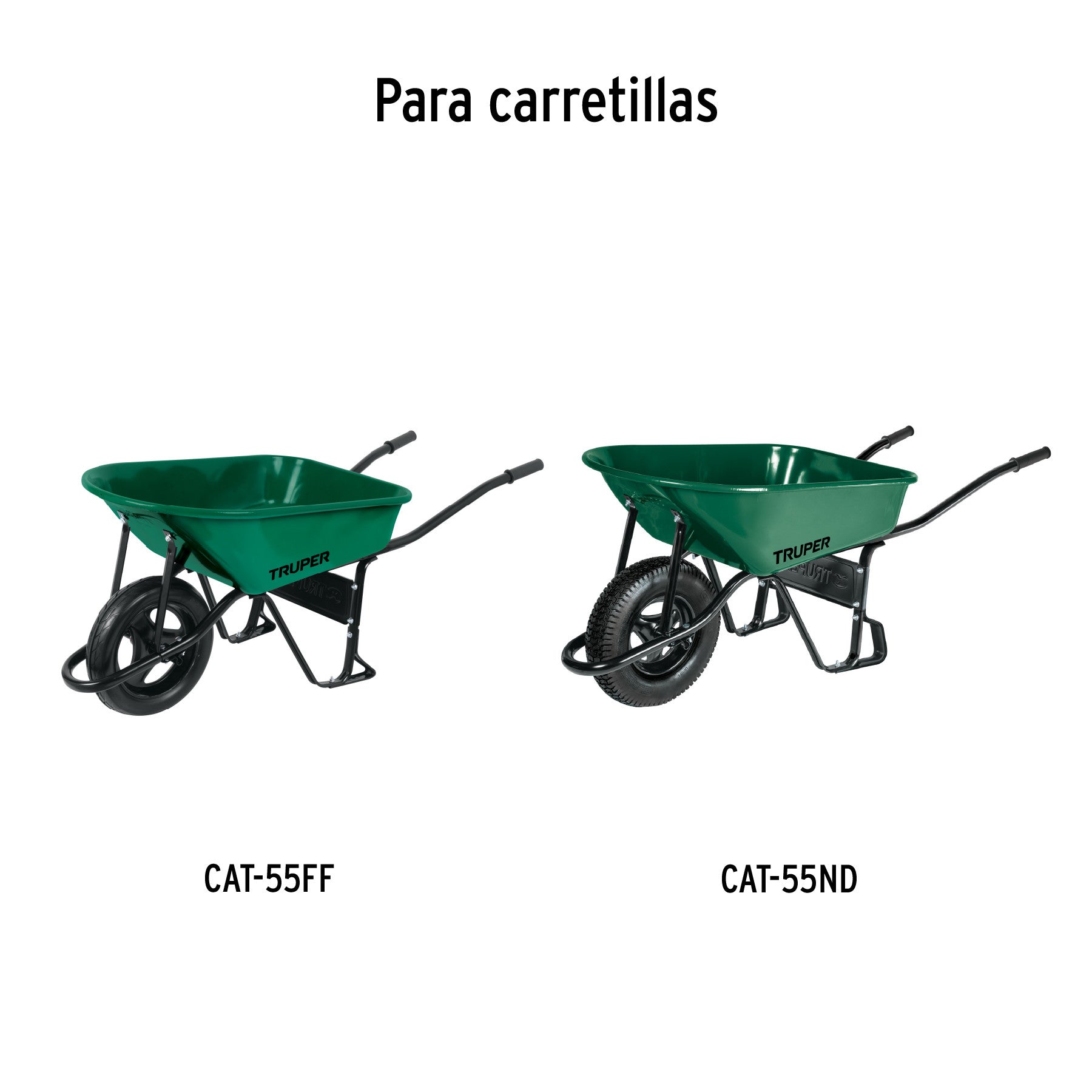 Eje corto para carretillas 1 llanta EXPERT TRUPER y PRETUL