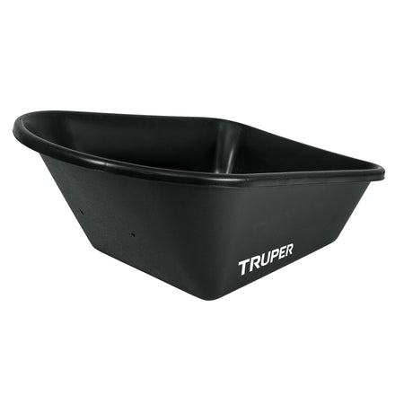 Carretilla concha plástica 6 ft3 Neumática, bastidor tubular