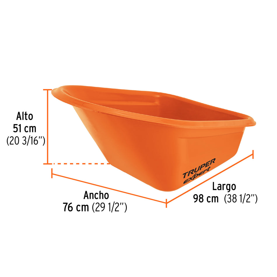 Concha plástica para carretilla TP-7X, TRUPER EXPERT