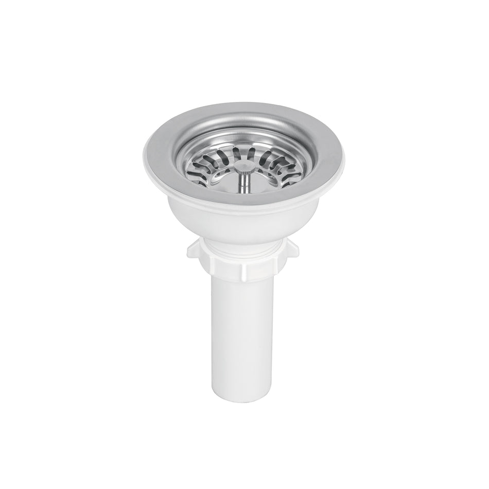 Contracanasta 3-1/2" inox instalafacil tubo plastico FOSET