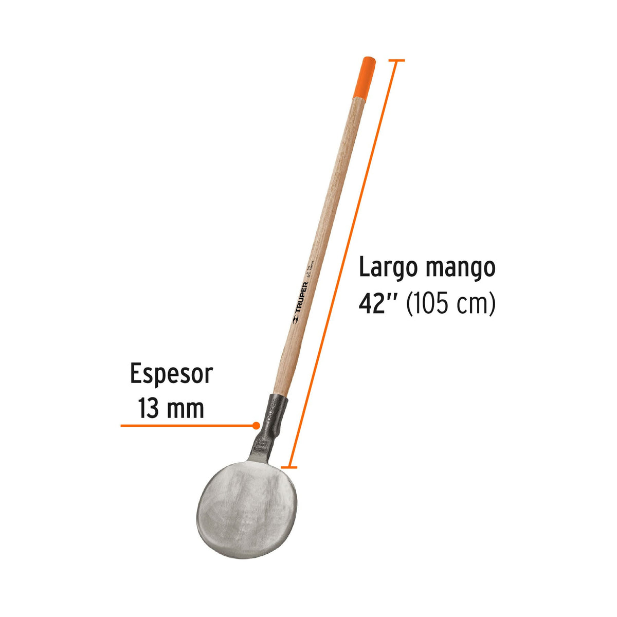 Coa agavera con mango de madera de 42', Truper 42'
