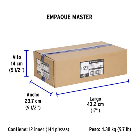 Contacto aterrizado blanco de 1 modulo linea Lisboa
