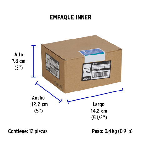 Contacto aterrizado de 1.5 modulos linea Lisboa blanco