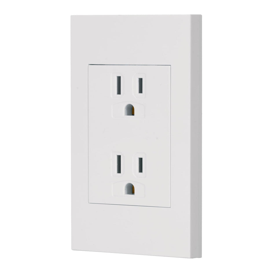 Placa armada contacto duplex 3 modulos Espanola blanco