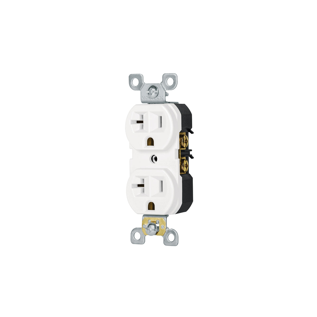 Contacto duplex 2 polos 3 hilos 20 A Standard blanco