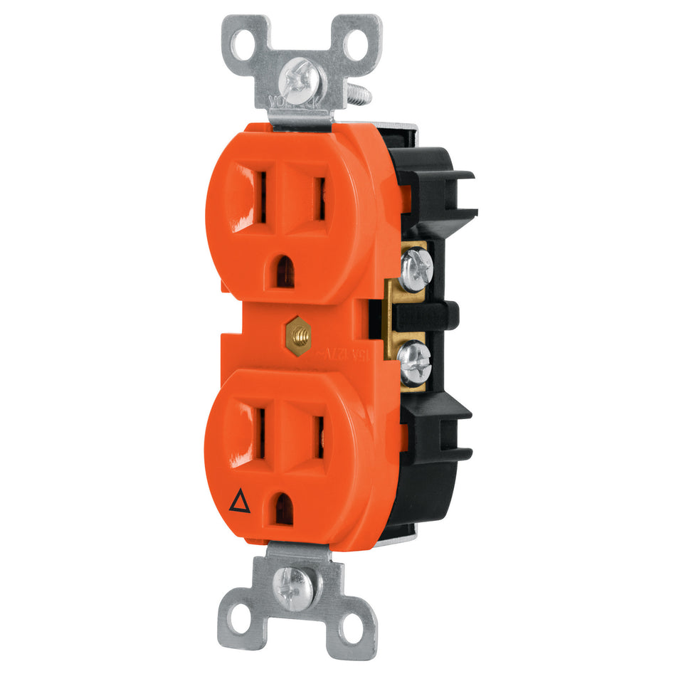 Contacto duplex tierra aislada linea standard 15A