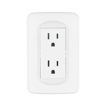 Placa armada contacto duplex 3 modulos Toledo BASIC