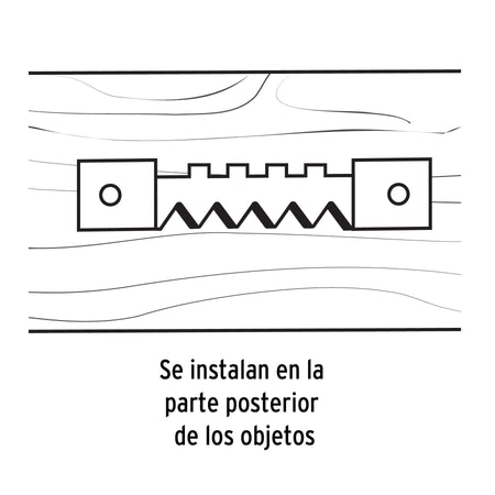 Bolsa con 100 colgadores de 65 mm tipo caimán, FIERO
