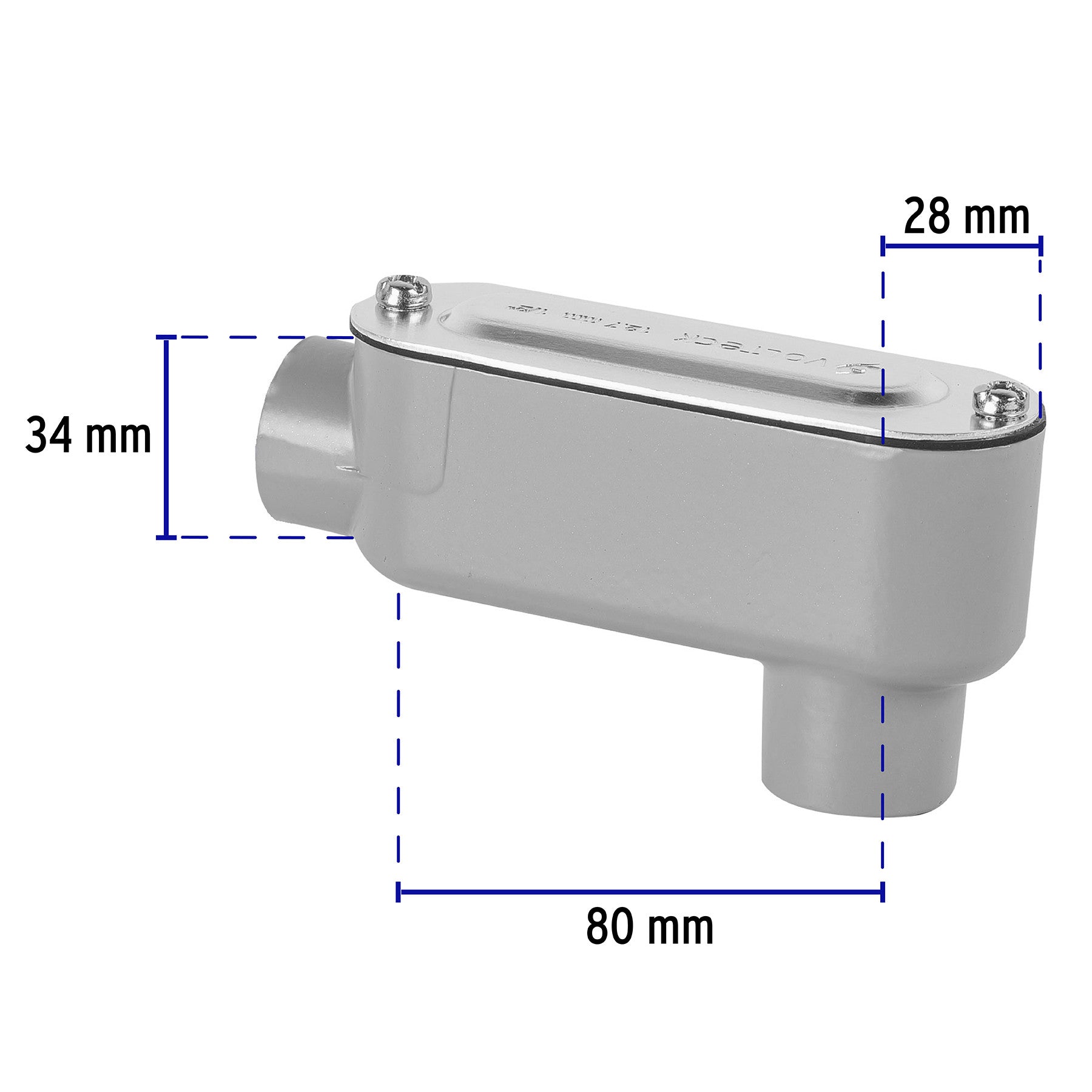 Condulet 1/2' conexión tipo LB, Volteck 1/2'