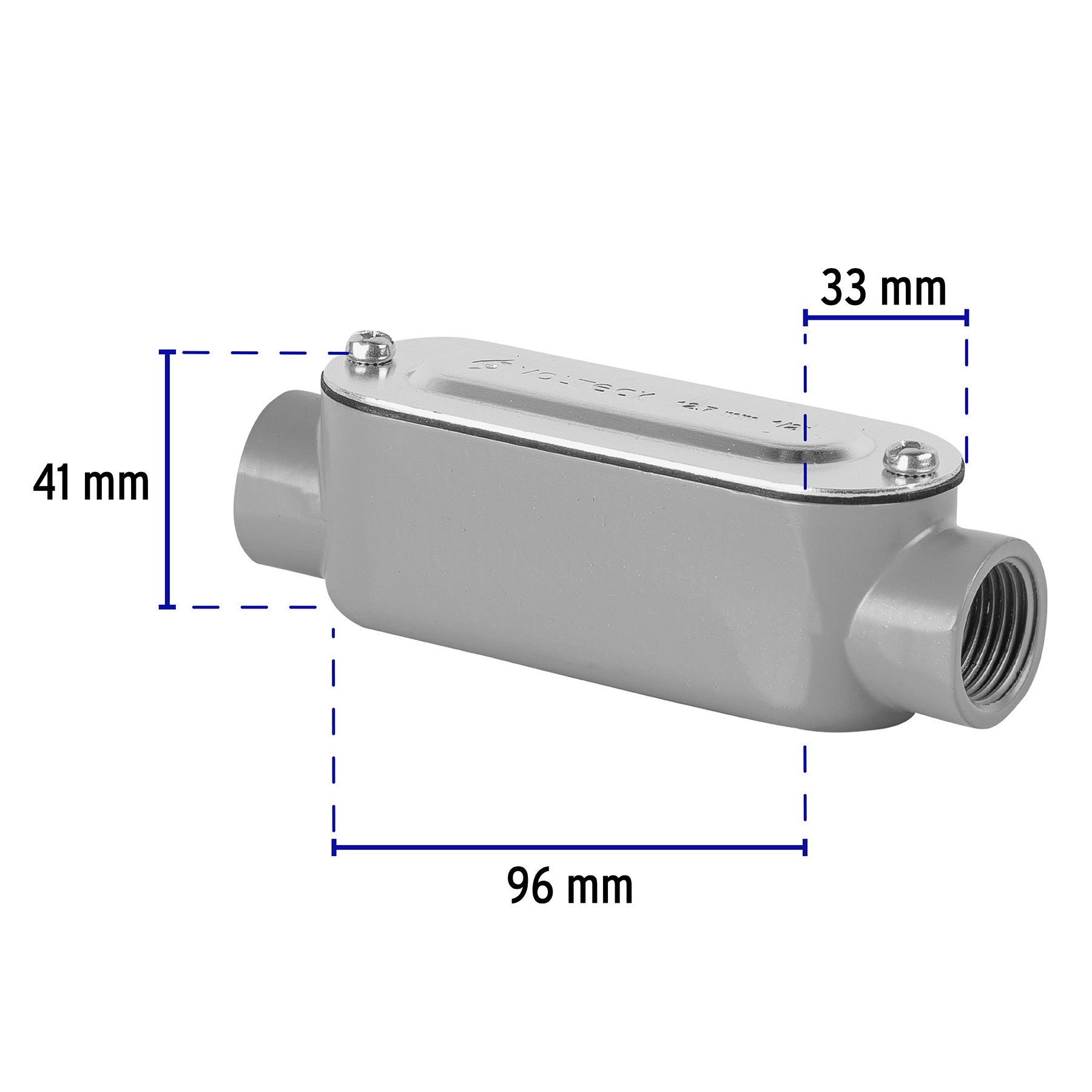 Condulet 3/4' conexión tipo T, Volteck