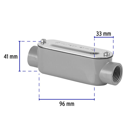 Condulet 3/4' conexión tipo T, Volteck