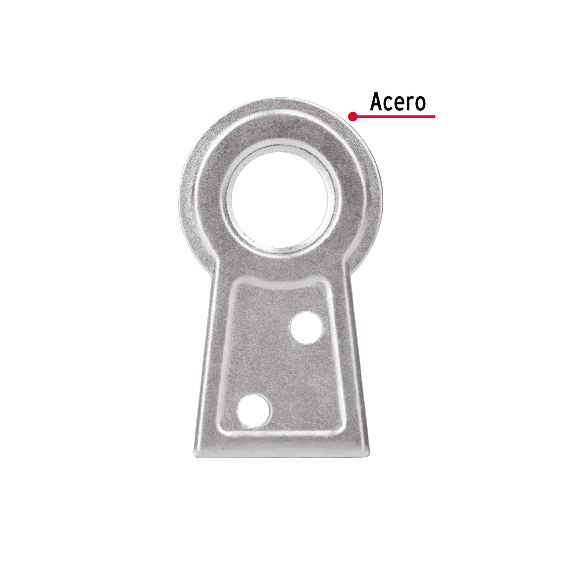 Bolsa con 100 colas de pato #2, 3.5 cm altura, 9 mm ojillo