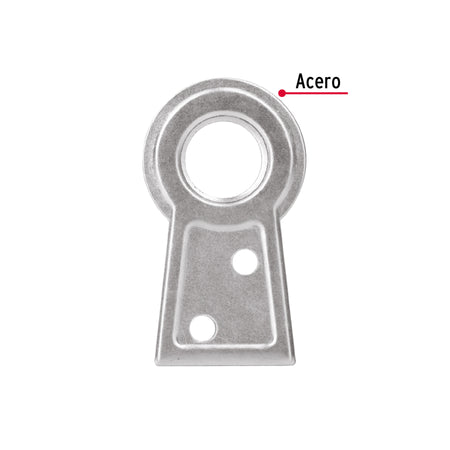 Bolsa con 100 colas de pato #2, 3.5 cm altura, 9 mm ojillo