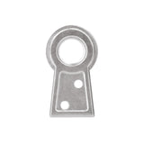 Bolsa con 100 colas de pato #2, 3.5 cm altura, 9 mm ojillo