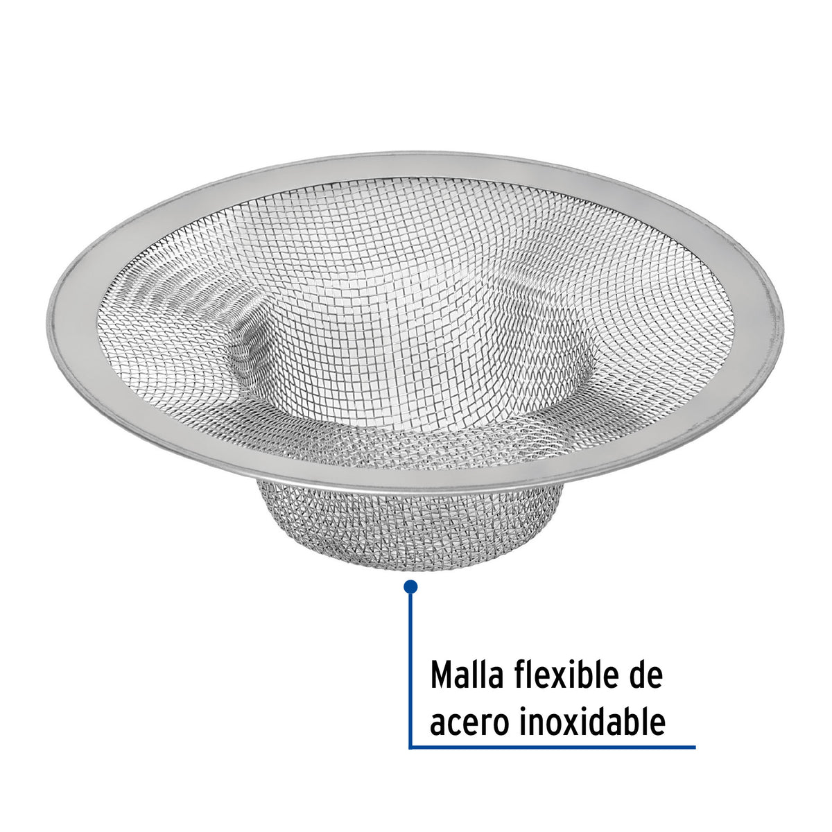 Canastilla malla 3/4" inox para fregadero FOSET