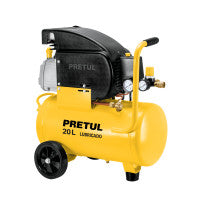 Compresor lubricado 20L 2-1/2HP horizontal 127V PRETUL