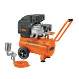 Kit Compresor lub manguera y pistola grav127V TRUPER 25 L