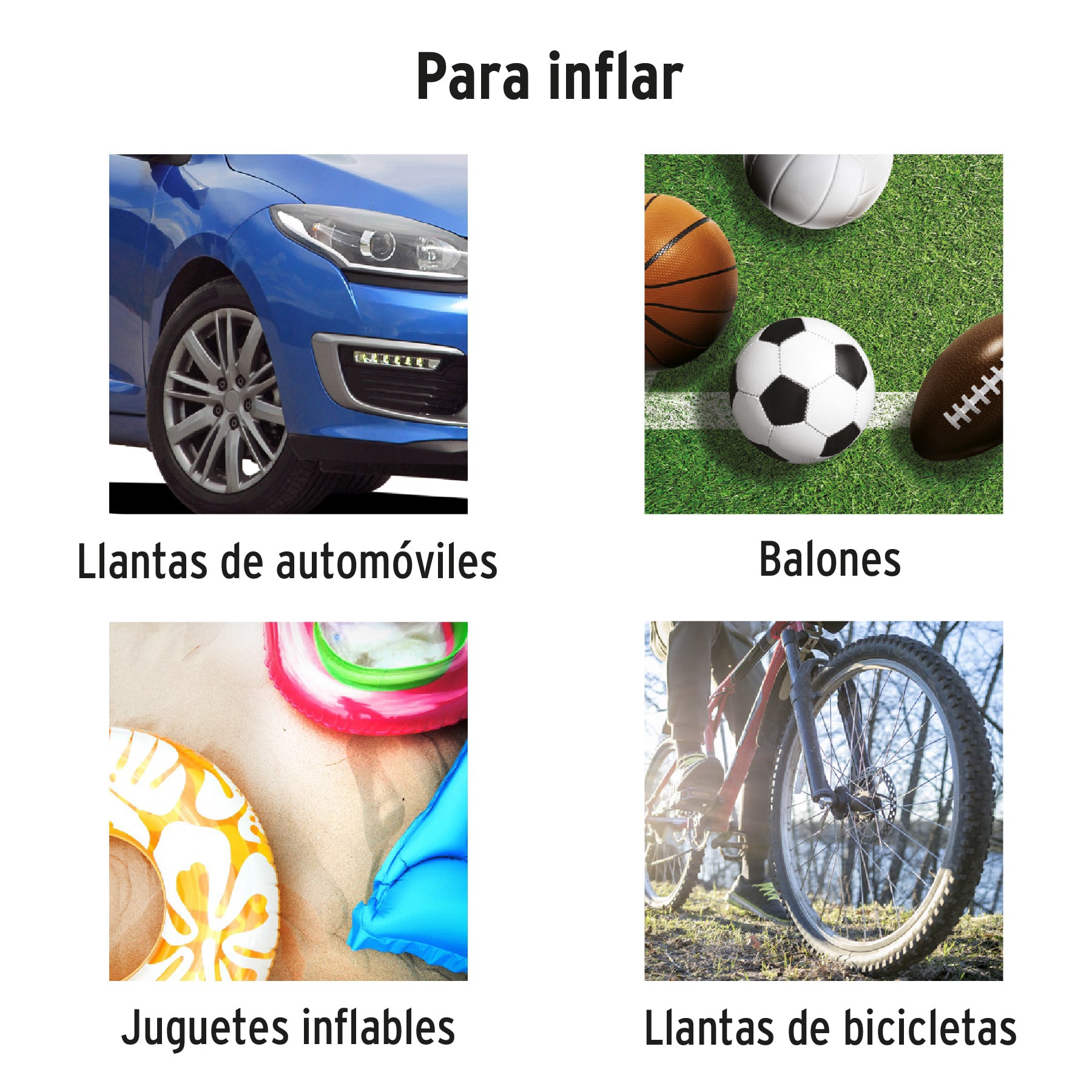 Inflador/soplador para auto 20V 1 bateria 2Ah PRETUL