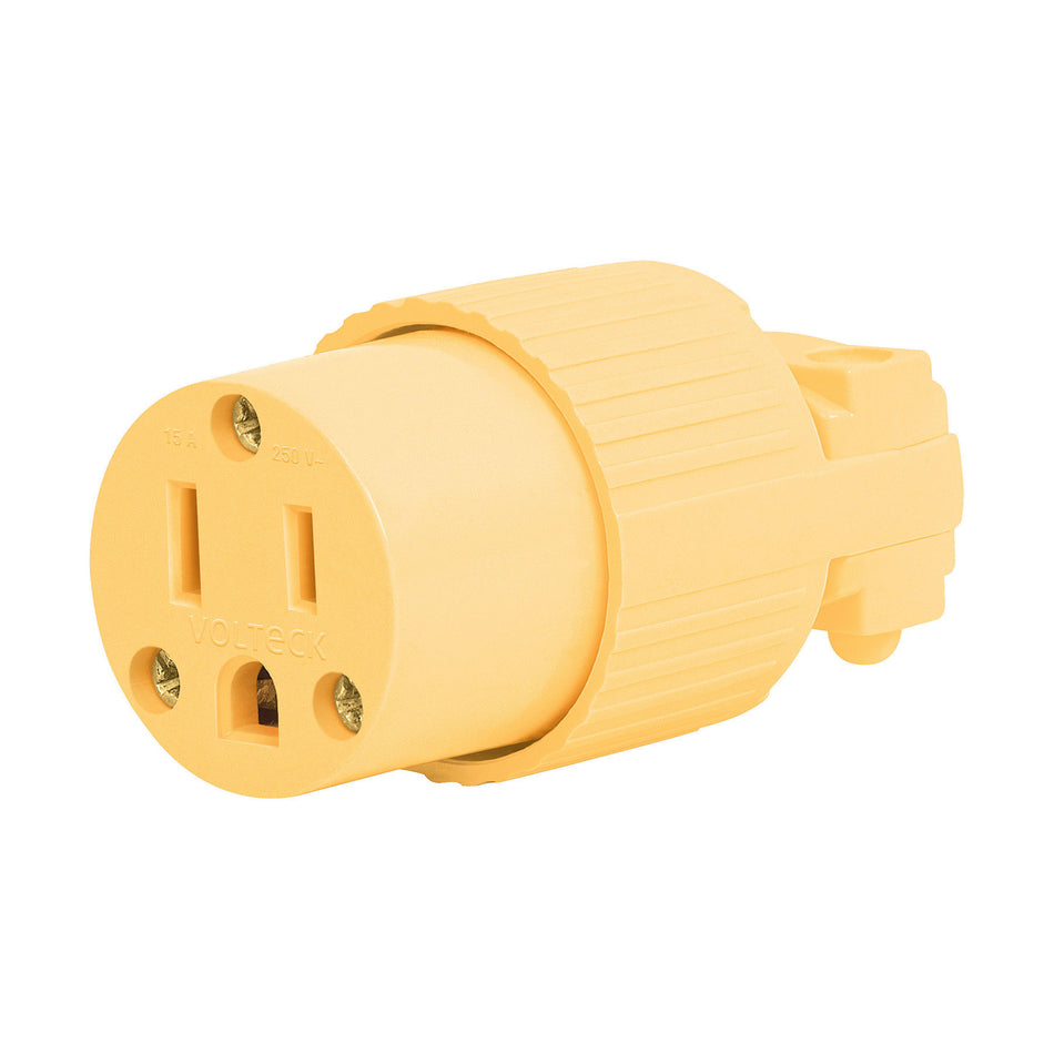 Contacto industrial plastico aterrizado 2 polos+tierra