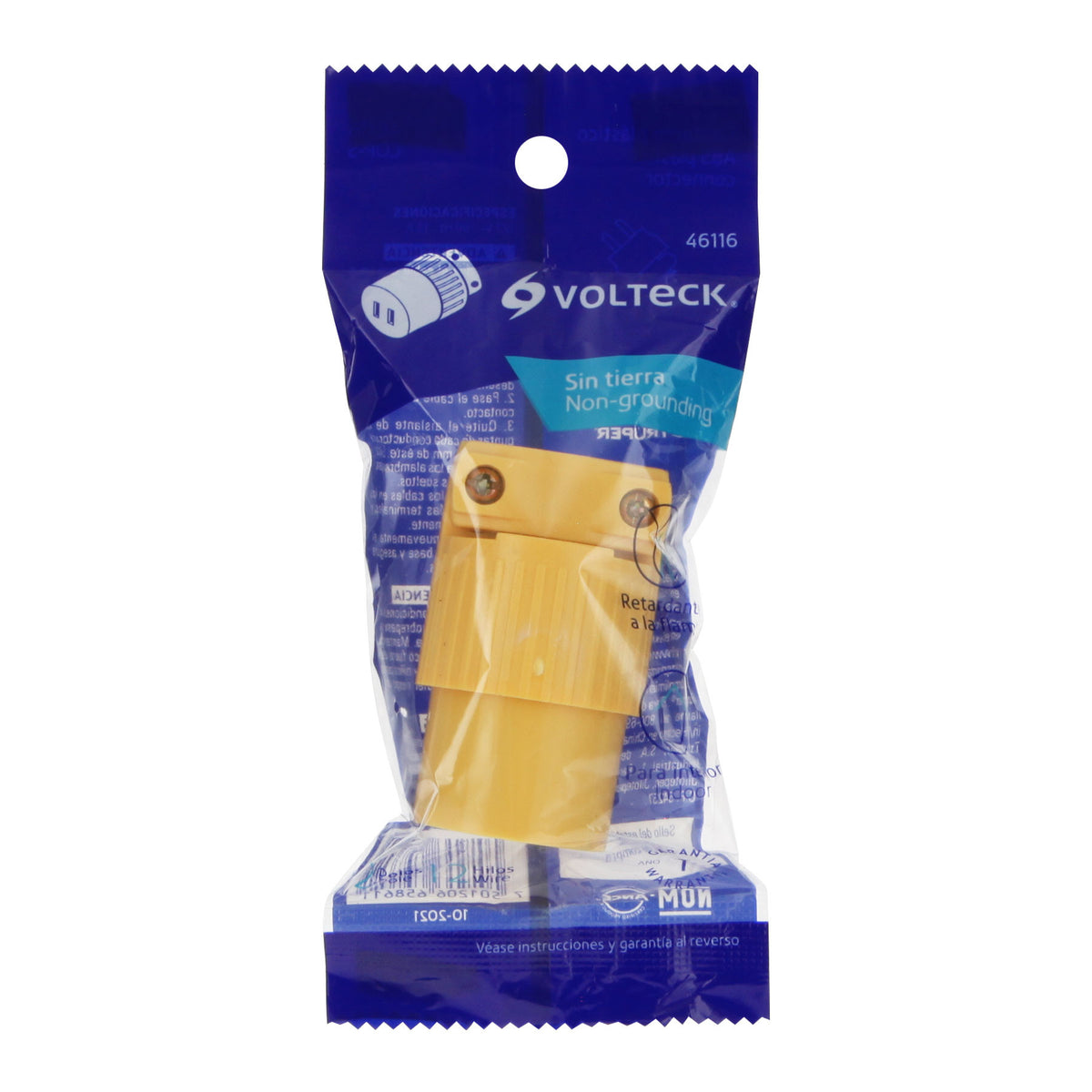 Contacto industrial plástico polarizado, Volteck