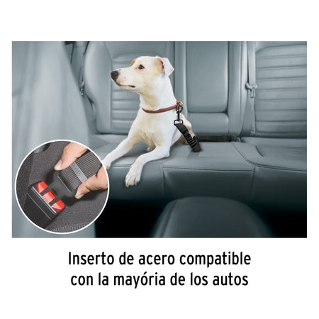 Correa de perro para cinturon de seguridad 90cm FIERO