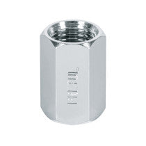 Cople de acero hembra-hembra cuerda 1/4" NPT PRETUL