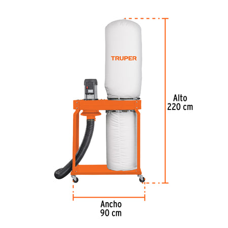 Colector de polvo Truper 2HP