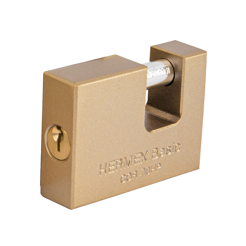 Candado antipalanca cuerpo de hierro HERMEX BASIC 70mm