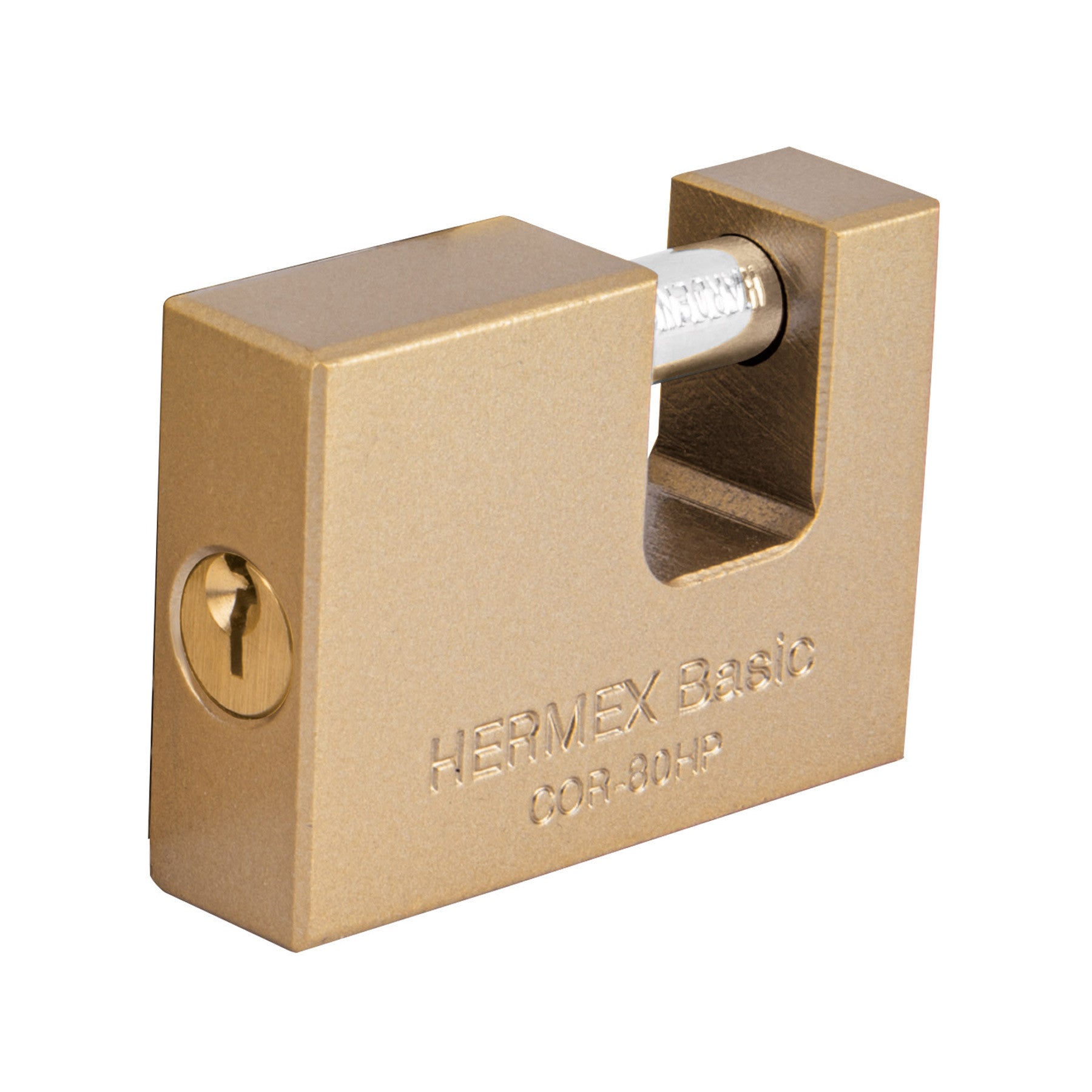 Candado antipalanca cuerpo de hierro HERMEX BASIC 80mm
