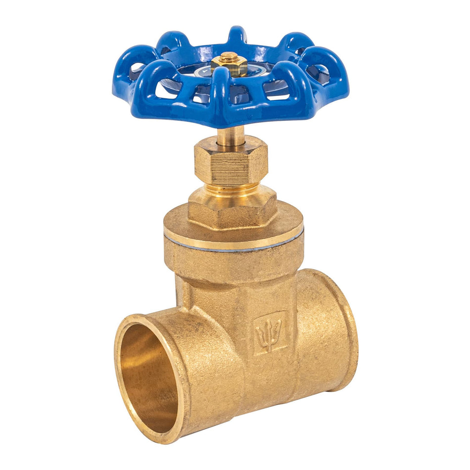 Válvula de compuerta de latón soldable de 1 1/4', FOSET