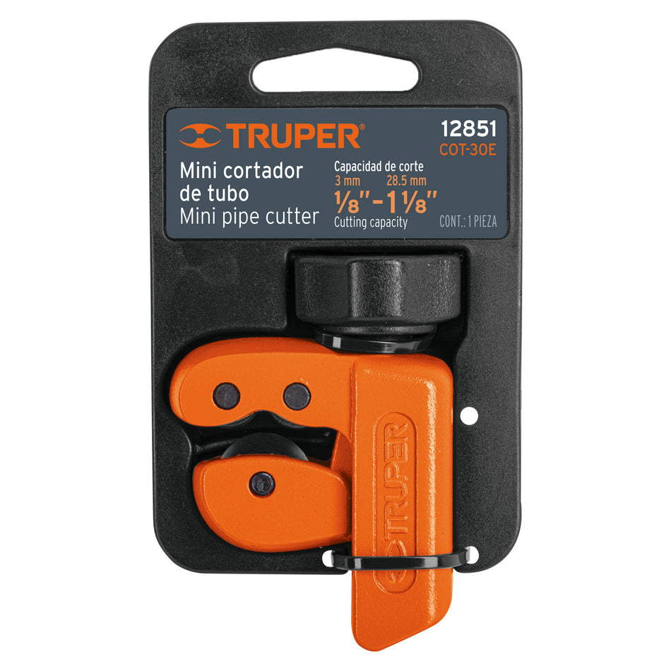 Mini cortador de tubo de cobre 1/8' a 1-1/8' cuchilla 18 mm