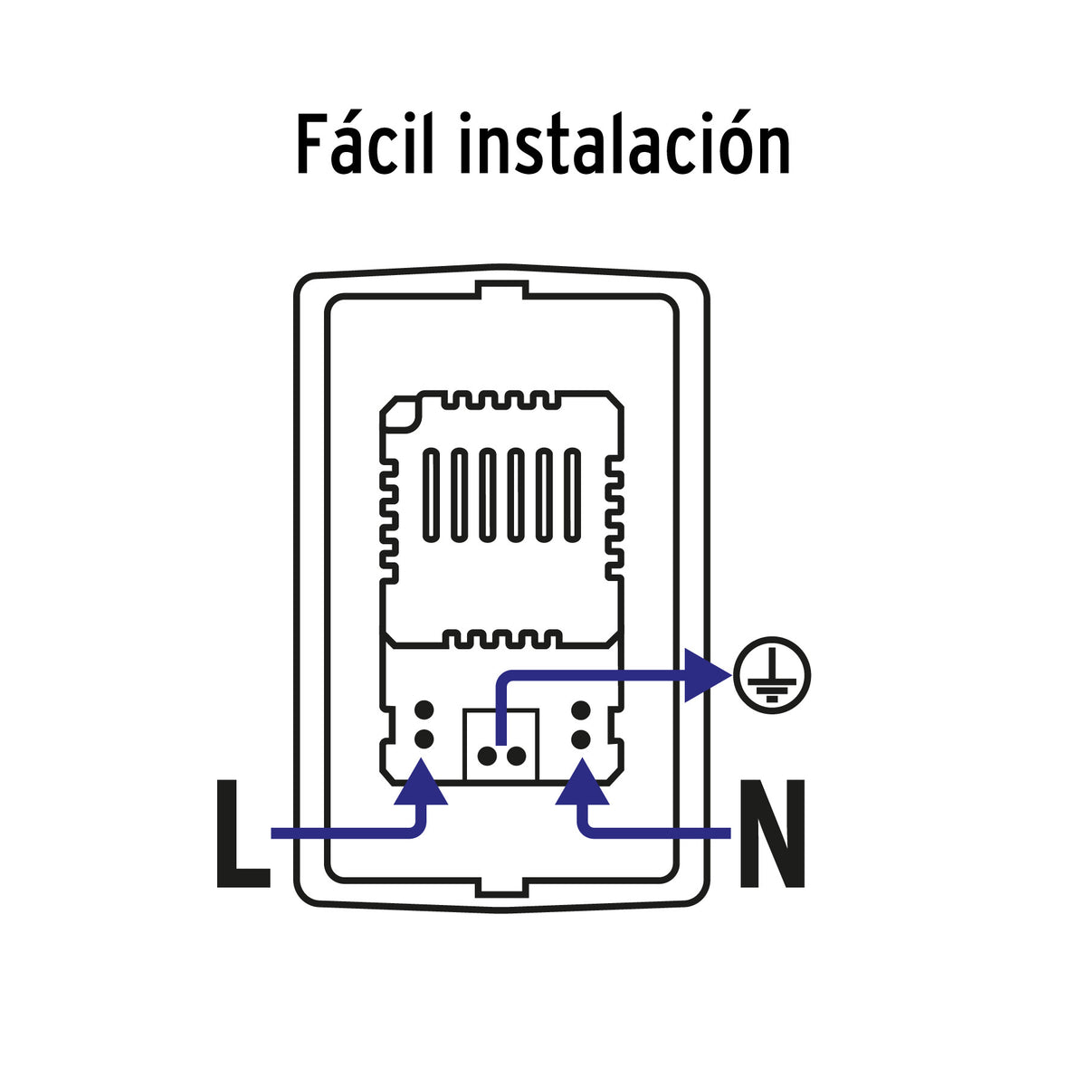 Contacto aterrizado + 2 puertos USB, plata, línea Italiana