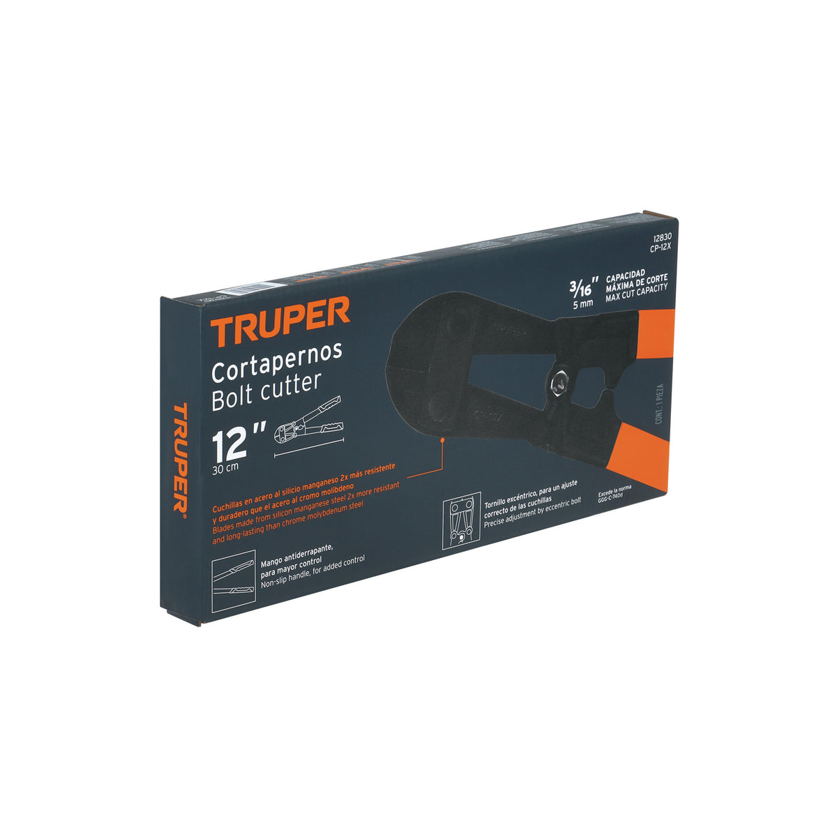 Cortapernos 12', profesional, TRUPER 12'