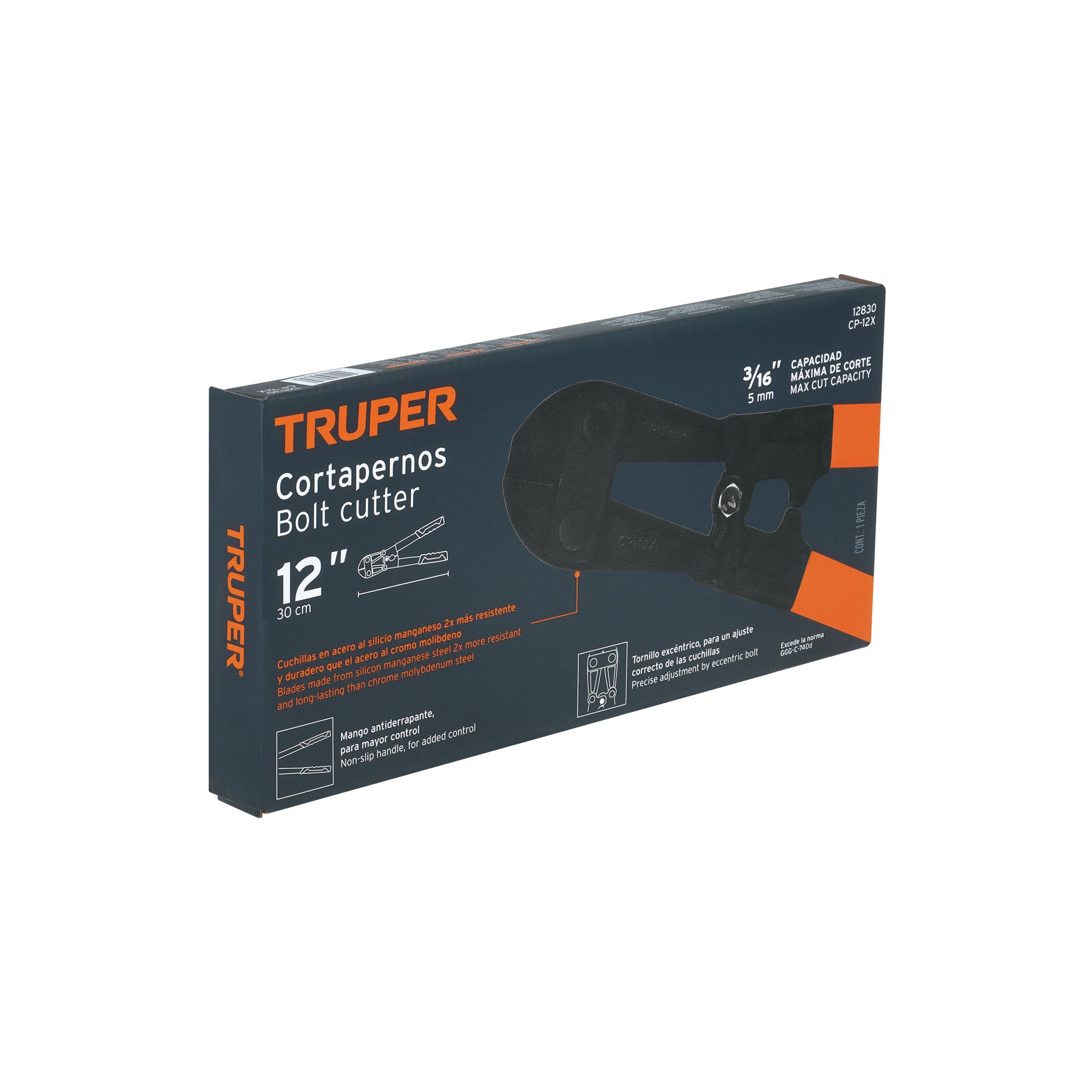 Cortapernos 12', profesional, TRUPER 12'