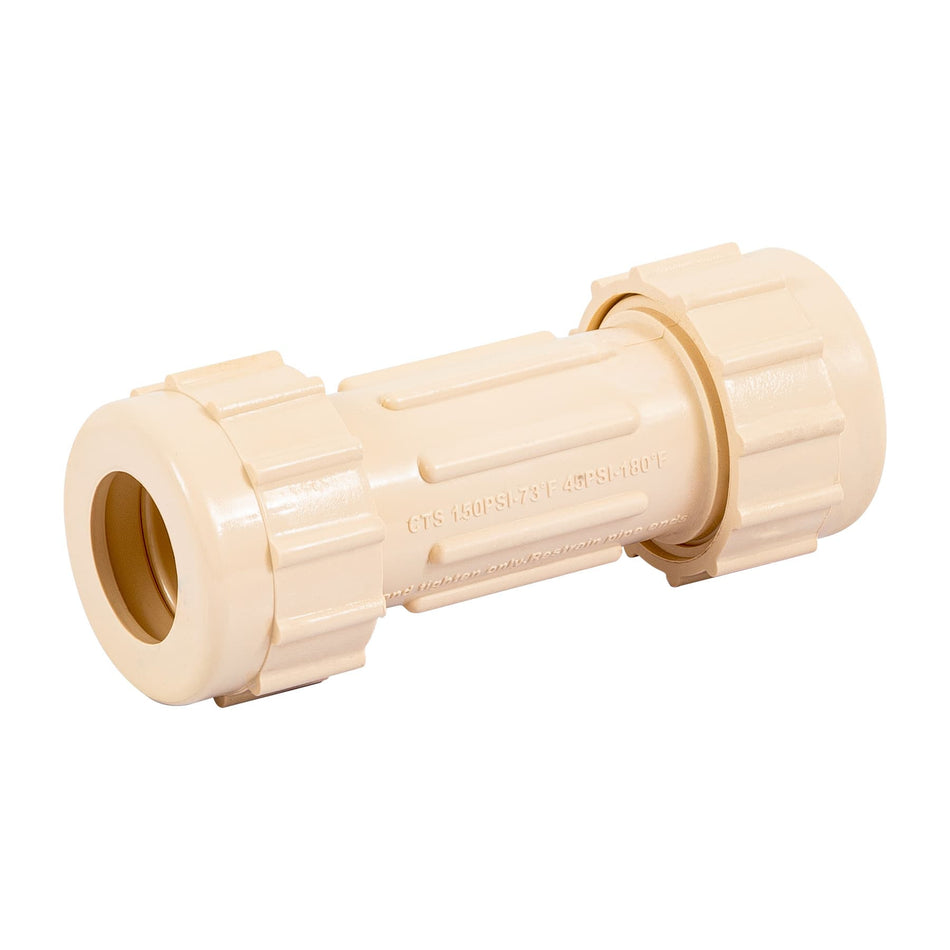 Cople de compresion CPVC de FOSET 3/4"