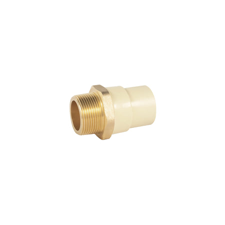 Adaptador macho de CPVC con inserto de laton FOSET 1-1/4"