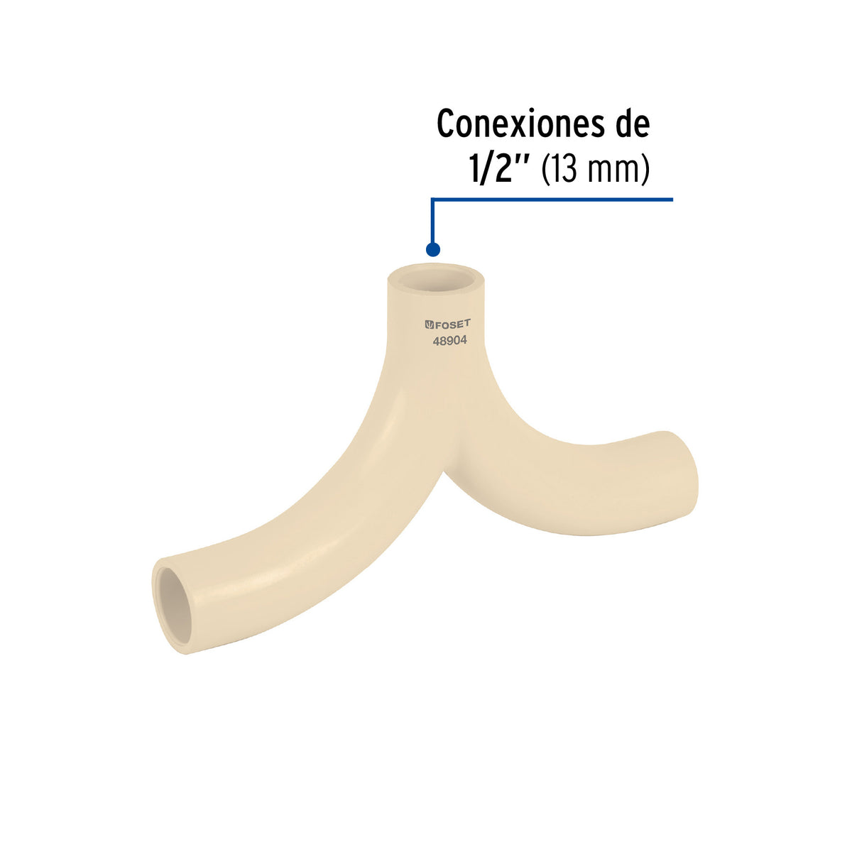 Mezclador tipo bigote de CPVC 1/2" FOSET