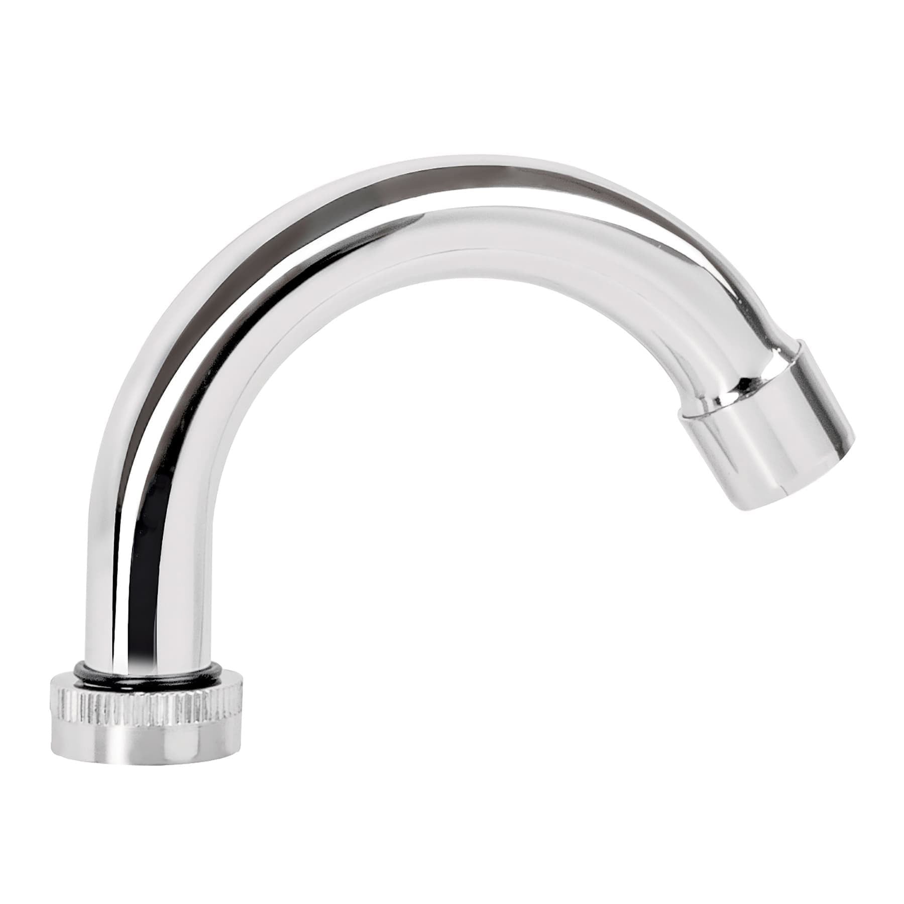 Cuello curvo para mezcladora de lavabo, cromo, BASIC