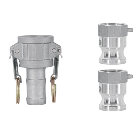 Juego de conexiones rapidas para manguera para motobomba 1"