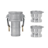 Juego de conexiones rapidas para manguera para motobomba 2"