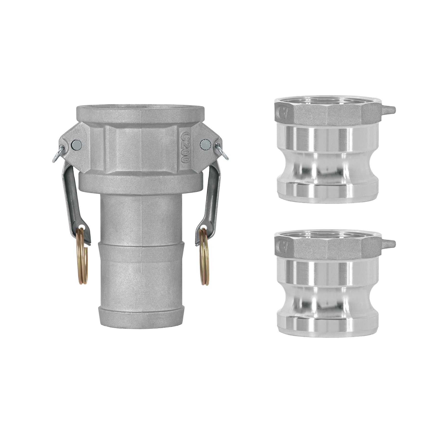 Juego de conexiones rapidas para manguera para motobomba 2"